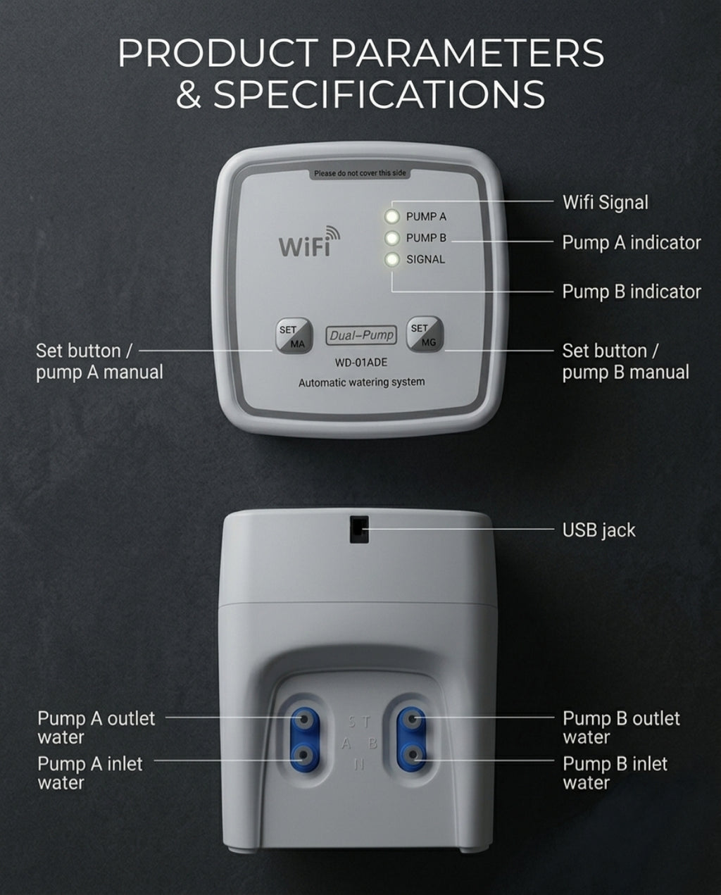 FloraLabs Hydrology D2 | Intelligent Dual-Channel Irrigation Matrix