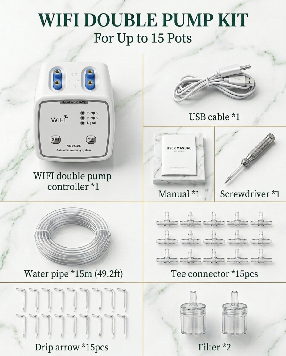 FloraLabs Hydrology D2 | Intelligent Dual-Channel Irrigation Matrix